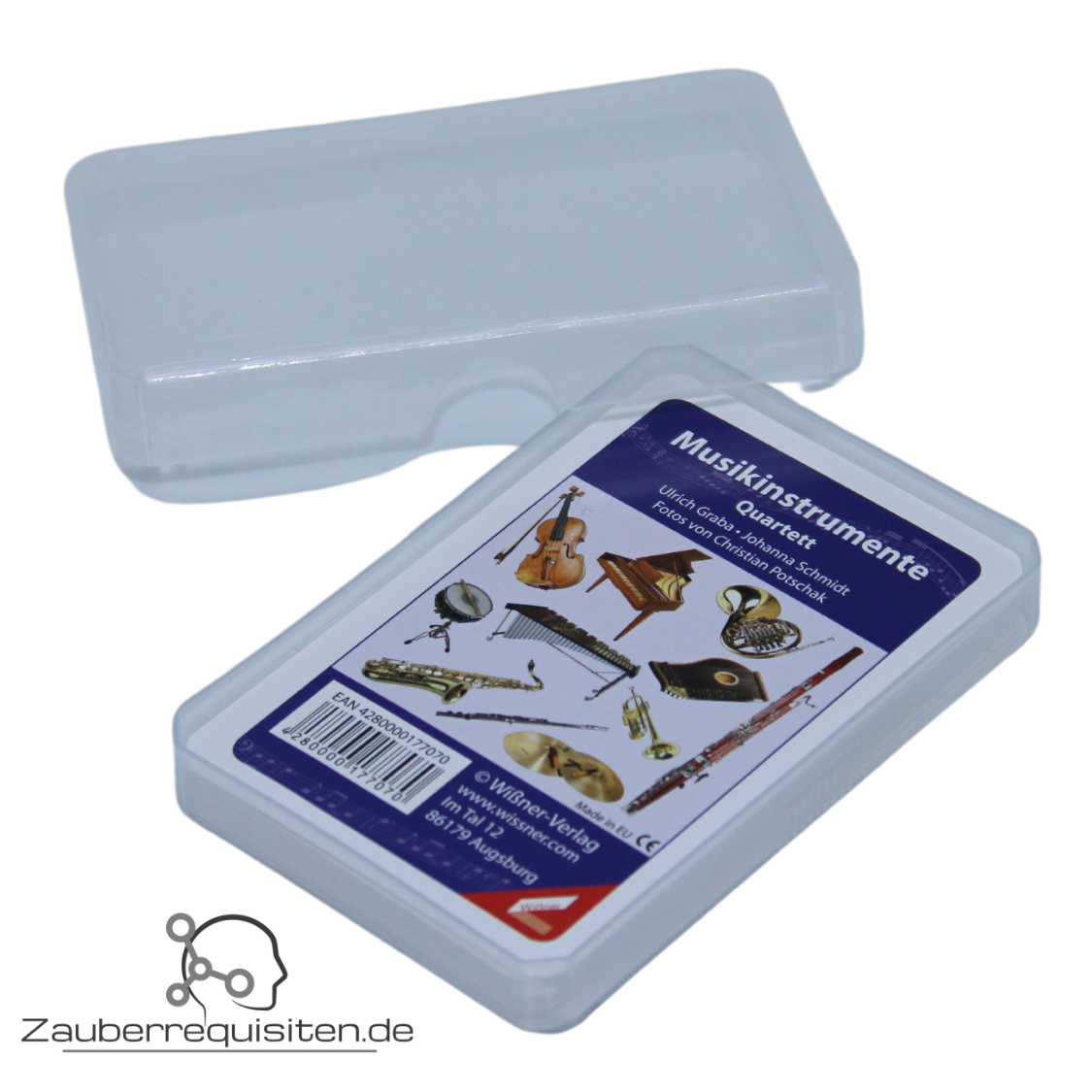 SET: Quartett-Forcierkarten-Set "Musikinstrumente" (1 x Forcierkarten, 1 x normales Quartettspiel)